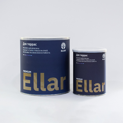 Масло для террас Ellar Premium, 2,6 л